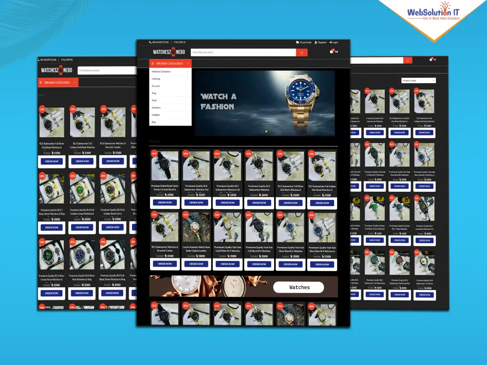 Watches Zone BD Ecommerce Website