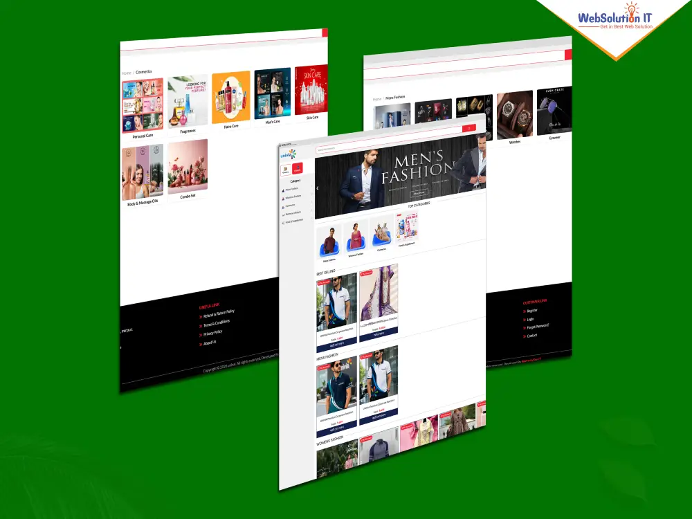 Univia Ecommerce Website
