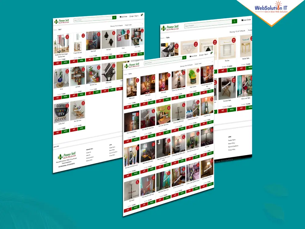 Ponno Sell Ecommerce Website
