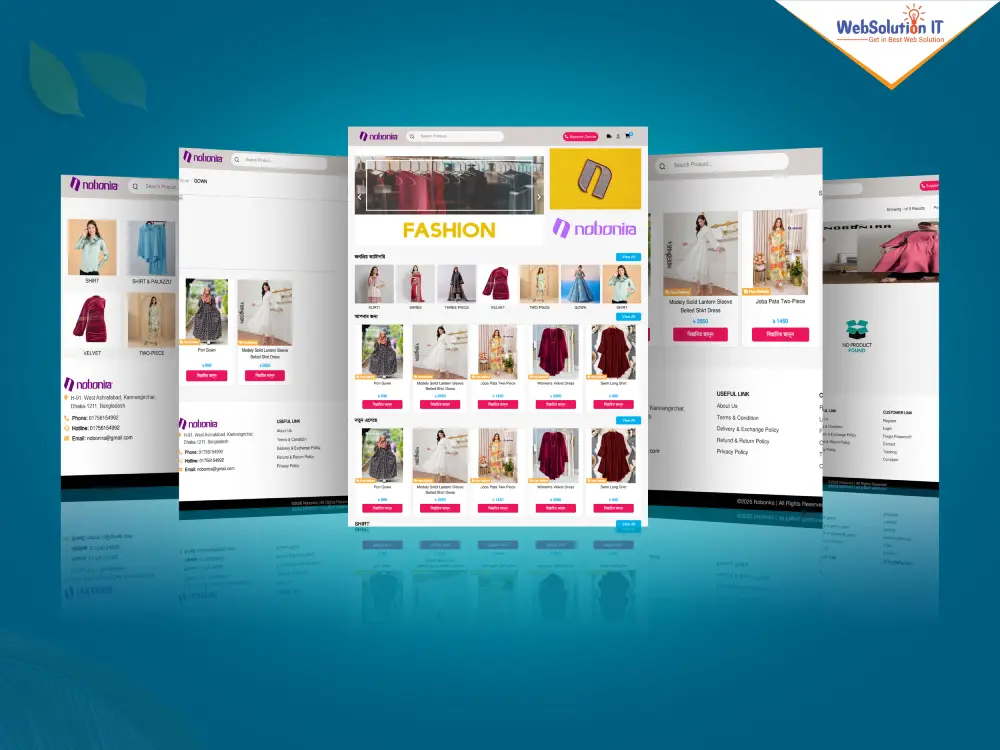 Nobonira Ecommerce Website
