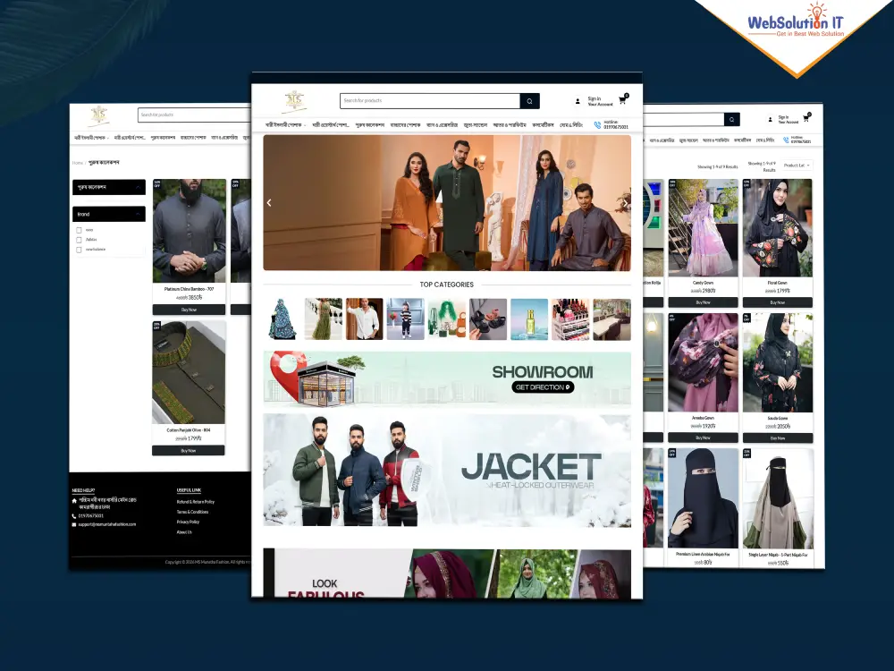 MS Muntaha Fashion Ecommerce Website