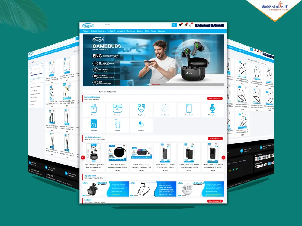 Moxx Ecommerce Website