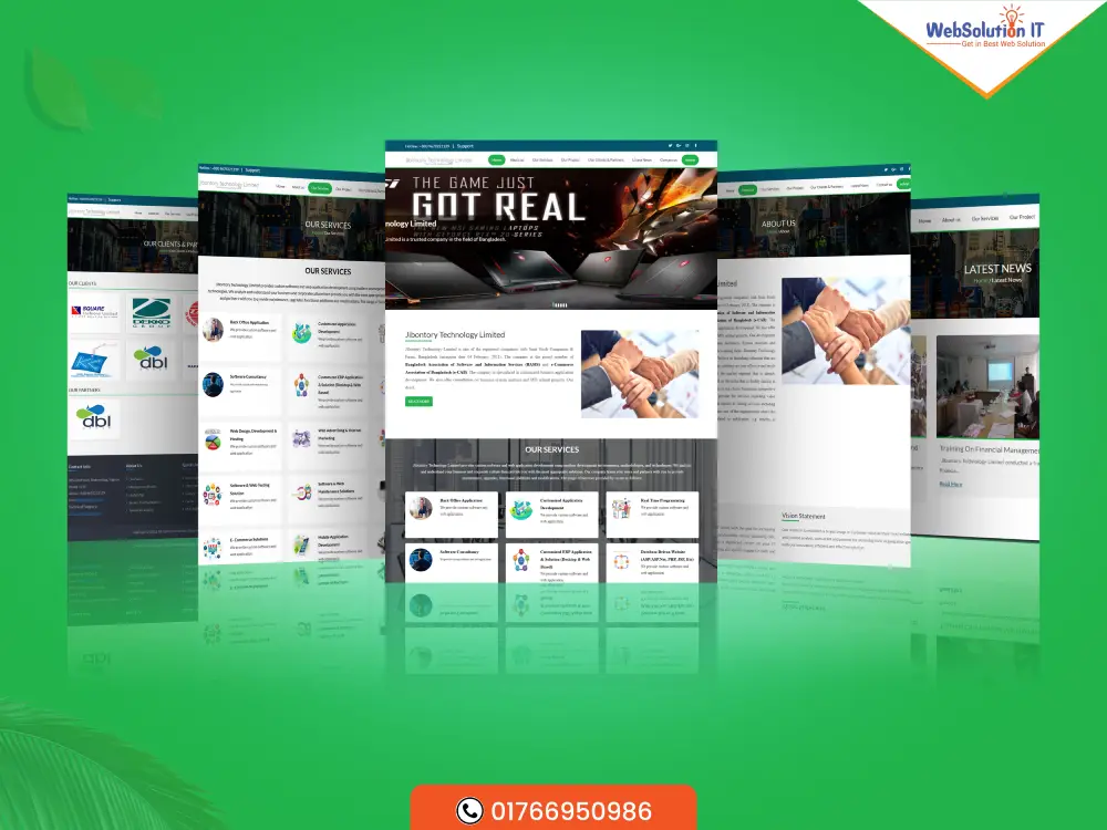 Jibontory Business Website
