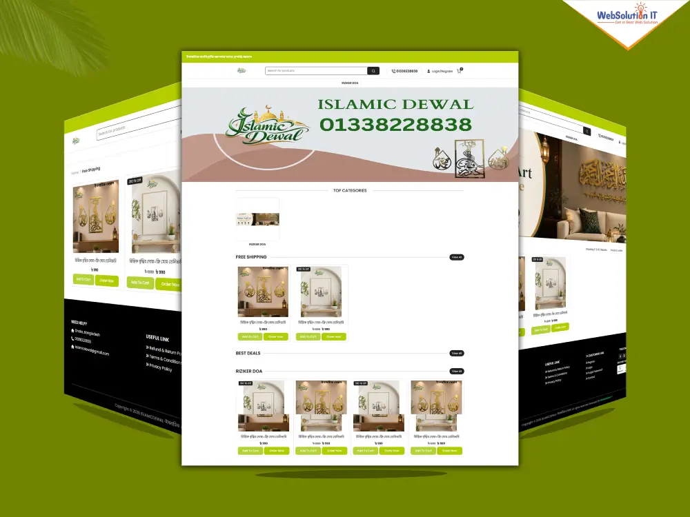 Islamic Dewal Ecommerce Website
