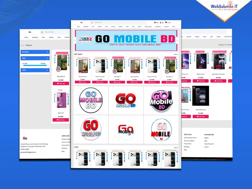 Go Mobile Ecommerce Website