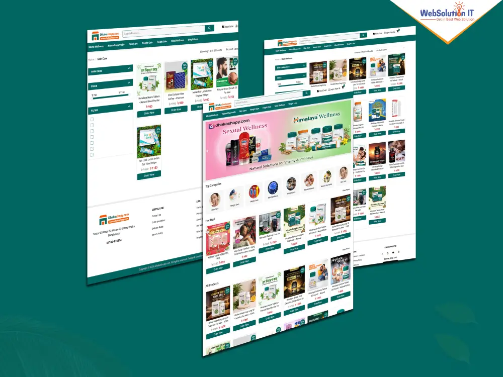 Dhaka Shopy Ecommerce Website