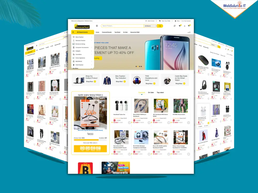 BaazaKori Ecommere Website