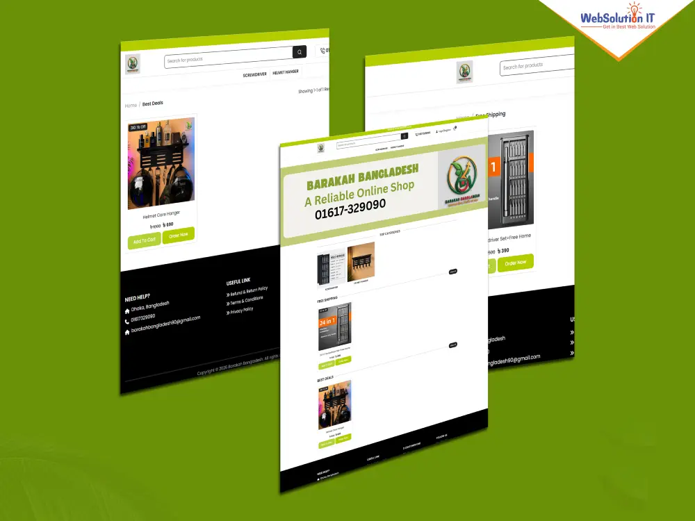 Barakah Bangladesh Ecommerce Website
